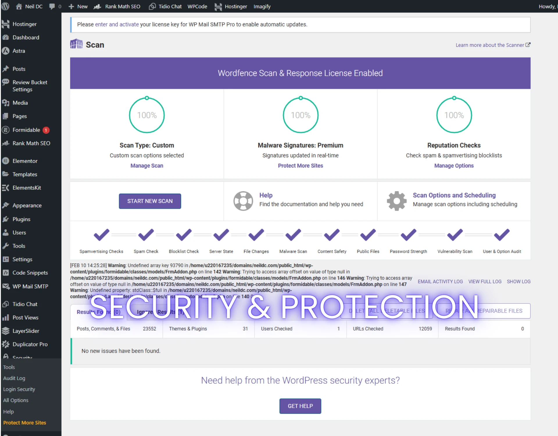 Website Development and Maintenance with Digital Marketing 14 security 7233